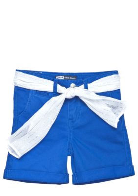 Levi's Marina Twill Belted Short Girls 4-6X