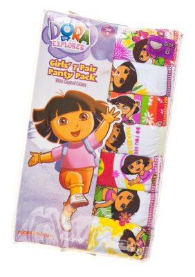 Nickelodeon 7-Pack Dora Panty Girls 4-8