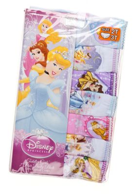 Disney Princess Princess Panty 7-Pack Toddler Girl