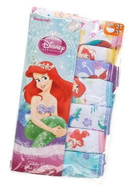 Disney Princess 7-Pack Ariel Panty Toddler Girl