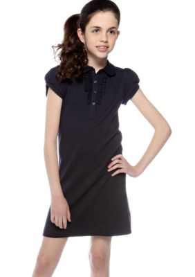 Izod Uniform Polo Dress Girls 7-16
