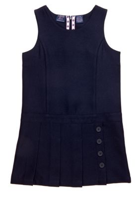 Izod Side Button Jumper Dress Girls 4-6x