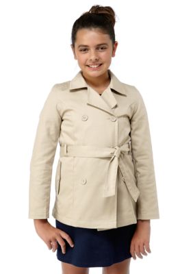 Izod Trench Coat Girls 7-16