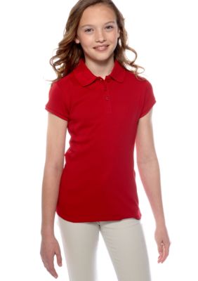 Izod Uniform Polo Knit Girls 7-16