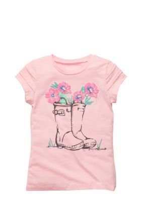 OshKosh B'gosh Rain Boot Tee Girls 4-6X