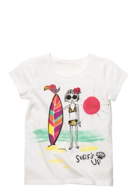 OshKosh B'gosh Surf Girl Tee Girls 4-6X