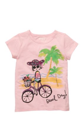 OshKosh B'gosh Bicycle Tee Girls 4-6X