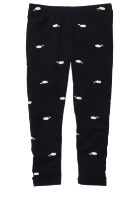 OshKosh B'gosh Whale Print Leggings Girls 4-6X