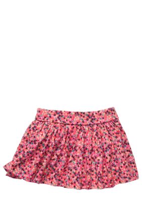 OshKosh B'gosh Pink Floral Skirt Girls 4-6X