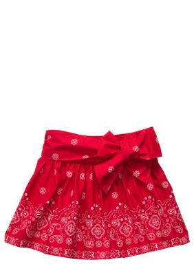 OshKosh B'gosh Bandana Print Skirt Girls 4-6X