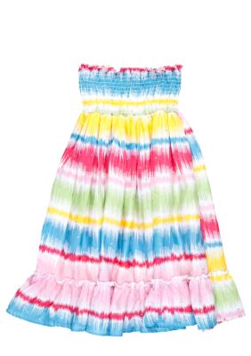 One Step Up Multi Stripe Skirt As A Dress Girls 7-16