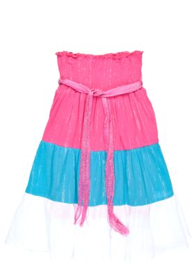 One Step Up Colorblock Skirt As A Dress Girls 7-16