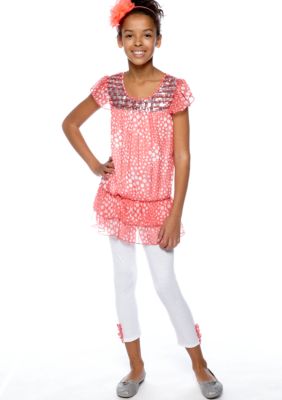 One Step Up Peplum Set Girls 7-16
