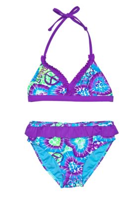 Breaking Waves Funky Love Bikini Girls 7-16