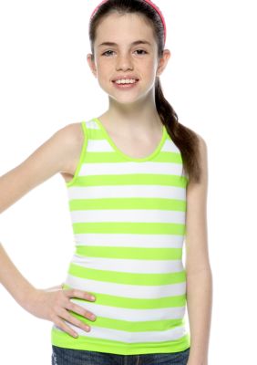 Energie Stripe Seamless Tank Girls 7-16