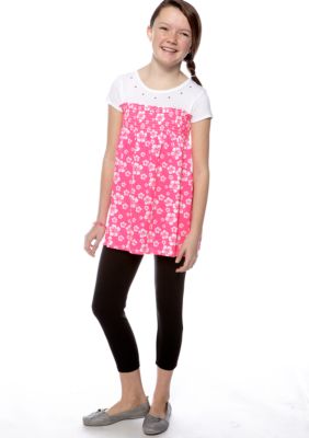 Energie Floral Tunic and Legging Set Girls 7-16