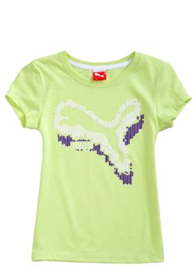 Puma Fast Cat Core Tee Girls 4-6X
