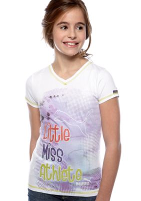 Puma Little Miss V-Neck Tee Girls 7-16