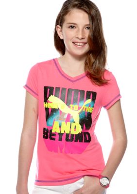 Puma Ready To Shine Tee Girls 7-16