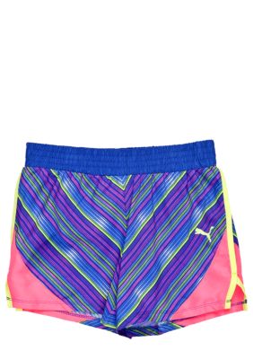 Puma Colorblock Microfiber Short Girls 7-16