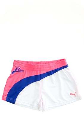 Puma Form Stripe Mesh Short Girls 4-6X