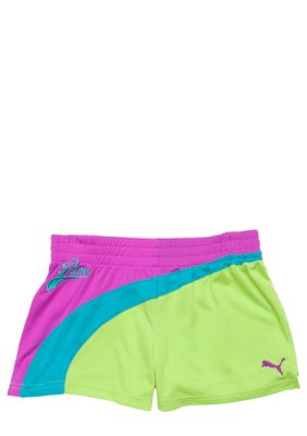Puma Form Stripe Mesh Short Girls 7-16