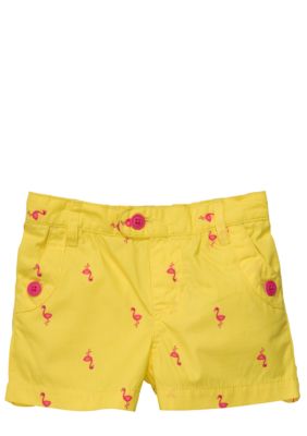 Carter's Flamingo Shorts Girls 4-6X