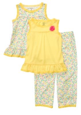 Carter's 3-Piece Pajama Set Girls 4-7
