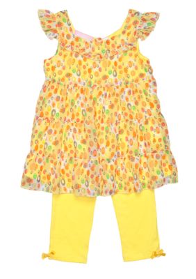 Kids Headquarters Voile Floral Set Girls 4-6X