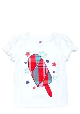 J Khaki Popsicle Print Tee Girls 4-6X