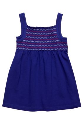 J Khaki&trade; Smocked Tank Girls 4-6x
