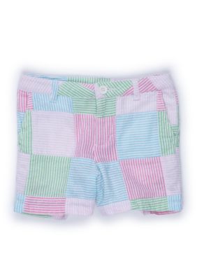 J Khaki&trade; Patchwork Bermuda - Girls 4-6x