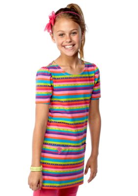 J Khaki Stripe Babydoll Top Girls 7-16