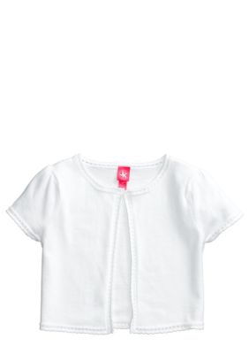 J Khaki Crochet Trim Sweater Girls 7-16