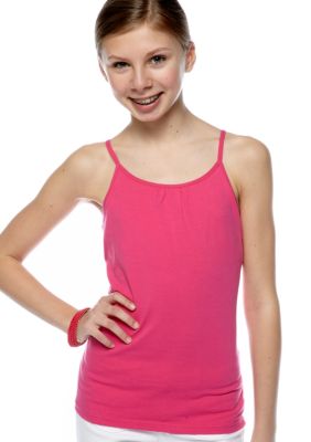 J Khaki Core Solid Cami Girls 7-16