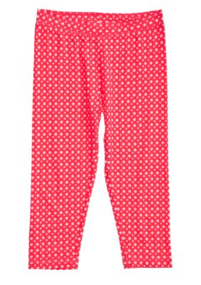 J Khaki Capri Knit Dot Legging Girls 7-16