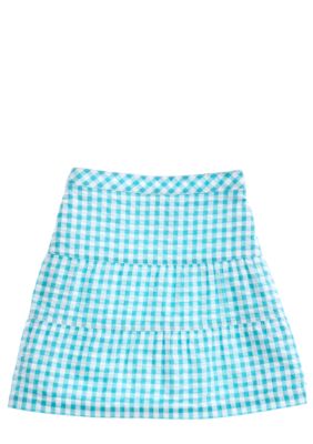 J Khaki Gingham Scooter Girls 7-16