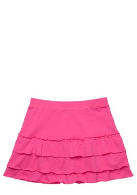 J Khaki Tiered Skirt Girls 7-16