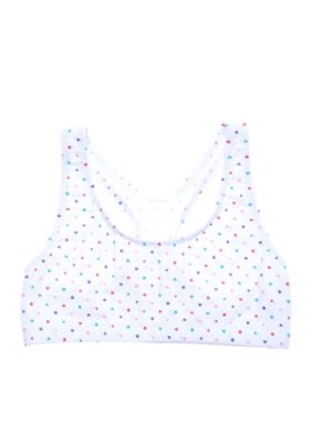 J Khaki Printed Sports Bra
