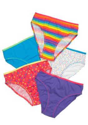 J Khaki&trade; Neon 5-Pack Panty Girls 4-16