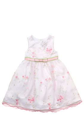 Rare Editions Embellished Sheer Dress Girls 4-6X