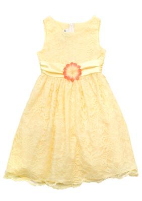 Rare Editions Lace Social Dress Girls 4-6X