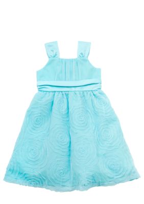Rare Editions Rose Soutach Dress Girls 4-6X
