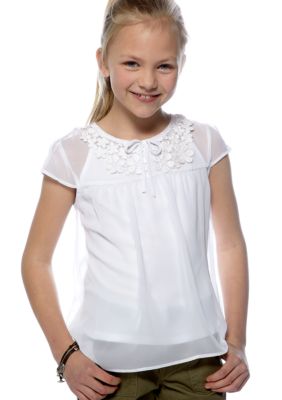 Amy Byer Babydoll Top Girls 7-16