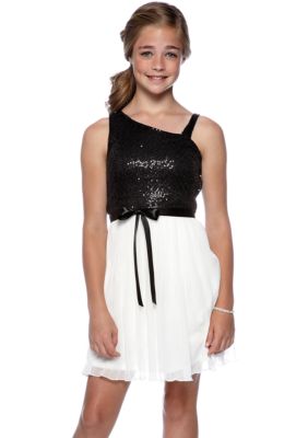 Amy Byer One Shoulder Dress Girls 7-16