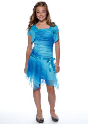 Amy Byer Ombre Hanky Hem Dress Girls 7-16