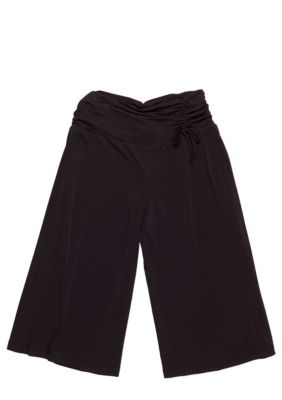 Amy Byer Shirred Gaucho Pant Girls Plus
