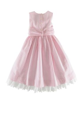 Ralph Lauren Childrenswear Seersucker Dress - Girls 4-6x