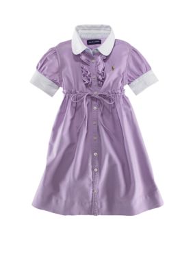 Ralph Lauren Childrenswear Ashby Oxford Shirt Dress - Girls 4-6x