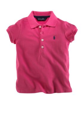 Ralph Lauren Childrenswear Short Sleeve Polo Shirt - Girls 4-6x